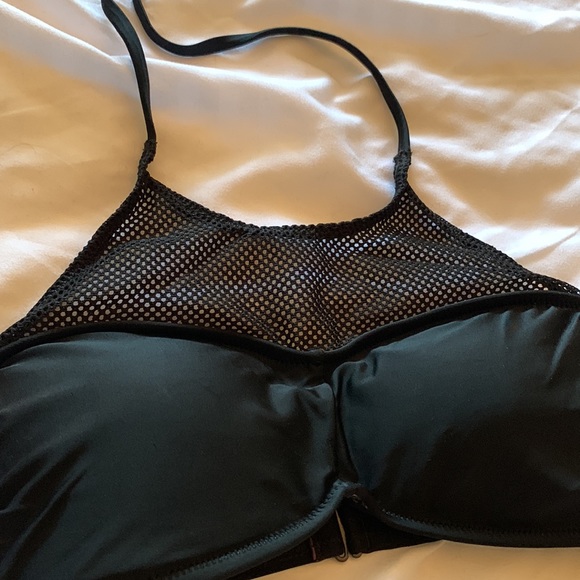 Black mesh bikini top - Picture 2 of 4